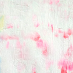 Fototapeta premium Indian Ikat. Dyed Colorful Texture. Alcohol Ink