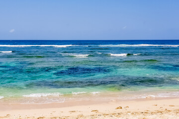 View on Melasti beach on Bali, Indonesia