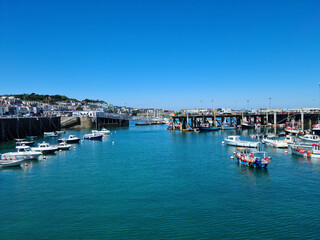 Fototapeta premium St Peter Port Harbour, Guernsey Channel Islands