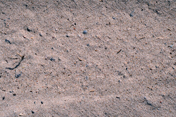 Nahaufnahme von flachem Sand am Ostseestrand