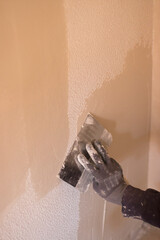Building renovation works in appartment