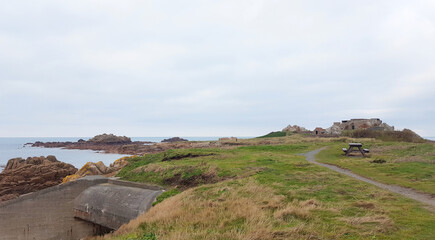 Grandes Rocques Fort, Castel, Guernsey Channel Islands