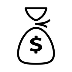 Money sack icon