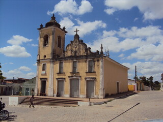 Fototapeta premium Igreja central da cidade de Tracunhaém-PE