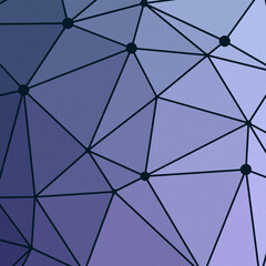 Royal Blue color Abstract color Low-Polygones Generative Art background illustration