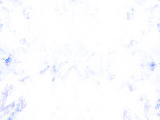 Ice Crystal Snowflake. Blue Clouds Paper. Festive