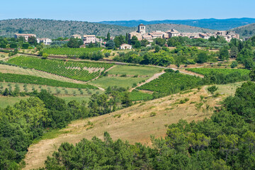 France, Ardèche (07), Vinezac, village de caractère.