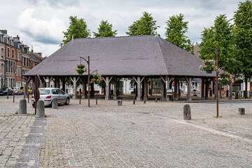 Fototapeta na wymiar Halle (marché couvert) de Rocroi
