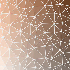 Jaffa Orange color Abstract color Low-Polygones Generative Art background illustration