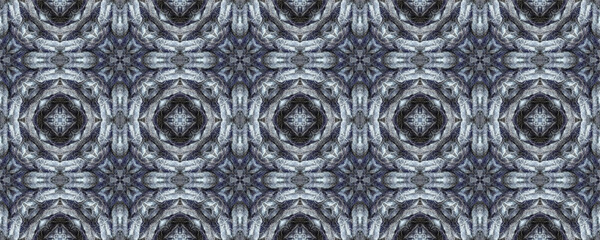 Silhouette Christmas Decorations. Gray Denim