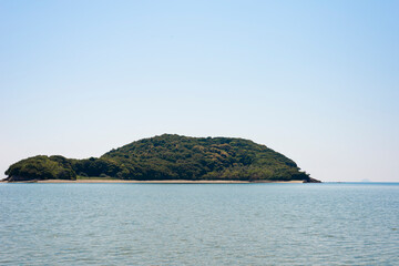 Obraz premium An Island at Seto inland sea know as Tsuta Jima in Japan