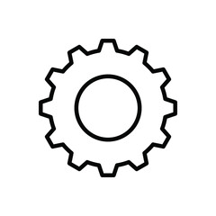 setting icon vector sign