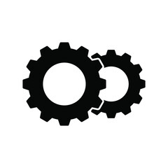 setting icon vector sign