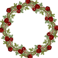 rose wreath