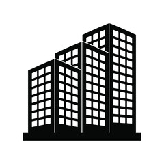 building icon vector sign isolated
