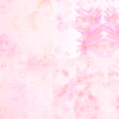 Cloud Blurred Purple Floral Decoration. Blurred Purple Cloud Ikat Pachwork. Indigo Tender Vivid Floral Wallpaper. Boho Chic Pastel Ikat Pachwork.