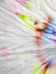 Tie Dye. Tye Closeup Tribal Pattern. Wave Stain Ink Shirt. Background Tie Dye. Color Faded...