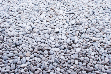 白い小石の集まり