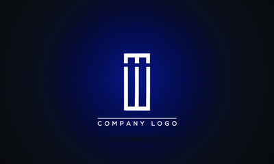  I Logo Initial letter Design Template Vector