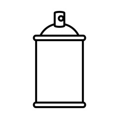 spray paint tool repair maintenance and construction equipment line style icon