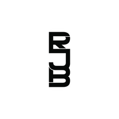 rjb letter original monogram logo design