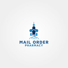 Mail Order Pharmacy Logo Vector logo design