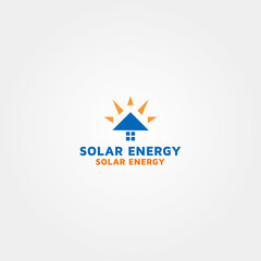solar Energy Vector logo design