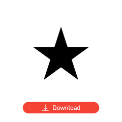 Obraz premium Star icon trendy design template