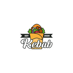Fototapeta premium Illustration Vector Graphic of Kebab Food. Perfect to use for Food Business