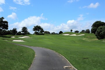 夏のゴルフ場