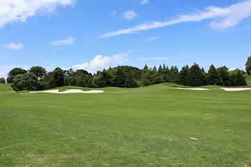 Obraz premium 夏のゴルフ場