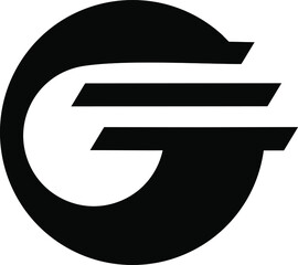 G speed circle on white background