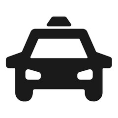 Taxi car icon.