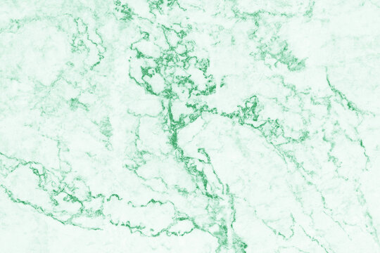Green marble texture background pattern with high resolution. © peekeedee