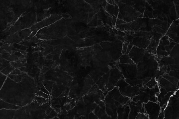 Black marble natural pattern for background, abstract natural marble black and white