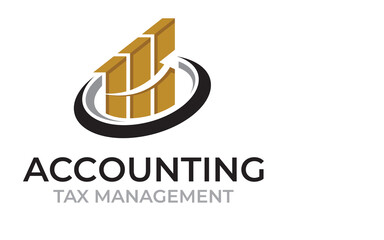 Accounting Tax management logo design
