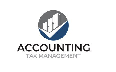 Accounting Tax management logo design