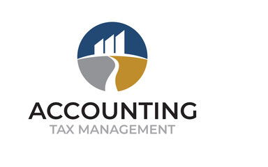 Accounting Tax management logo design