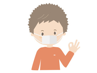 A man wearing a mask and posing OK