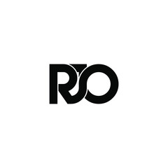 rjo letter original monogram logo design
