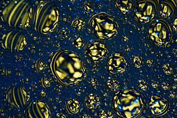 Abstract background. Spherical elements. Fantastic background.