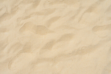 Fototapeta na wymiar Closeup of sand texture in summer sun