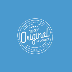 100% Guaranted Original Product Stamp Vector