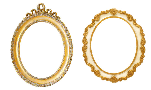 golden picture frame	
