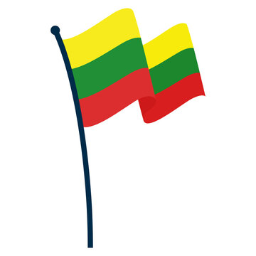 recommend clip art: Waving flag of Lithuania