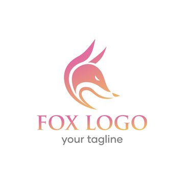 Elegant Fox Logo Design Idea