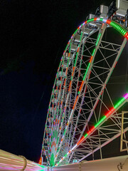 Fototapeta premium ferris wheel at night