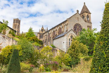 Fototapeta na wymiar The Abbey of Sainte-Marie in Limoges.