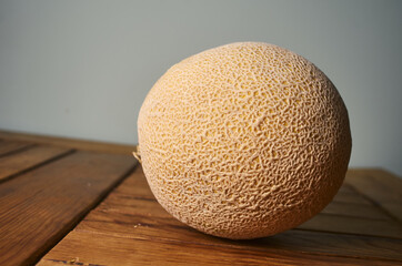 Ripe melon on a table