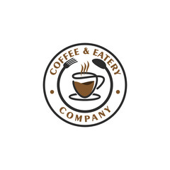 Coffee and Eatery Company Retro Modern Logo Design Inspiration